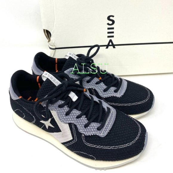 Converse Thunderbolt Men’s Size Low Top Canvas Black Casual Sneakers 163894C - Picture 4 of 11